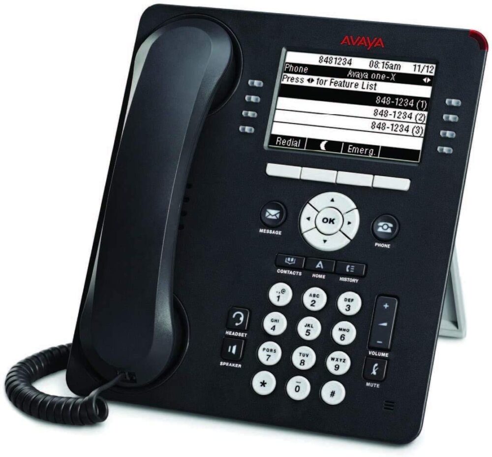 טלפון IP Avaya 9608G עם תמיכה ב-Gigabit