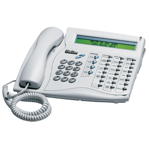 טלפון דיגיטלי חכם לעסקים FlexSet 280D עם מסך LCD