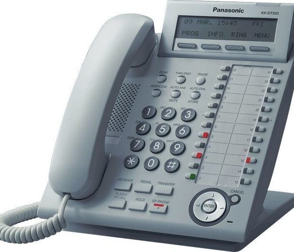טלפון דיגיטלי Panasonic KX-DT333 עם מקשים ניתנים לתכנות