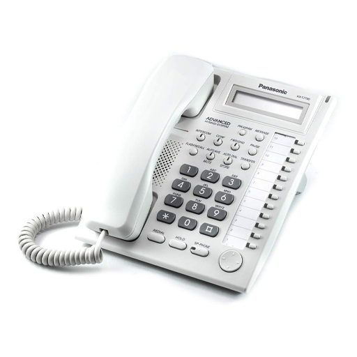 טלפון חכם למרכזיה דגם Panasonic KX-T7730 עם צג מואר ודיבורית